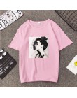 Nowy koreański druku ulzzang z krótkim rękawem kobiet T-shirt kobiet luźne najniższy T-shirt plus size Femme dziewczyny WNVTX12