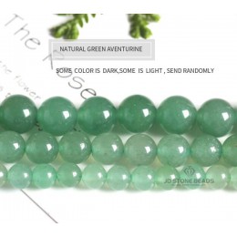 Kamień naturalny zielony awenturyn światła kolor okrągły luźne koraliki akcesoria 15 "Strand 4 6 8 10 12 14 MM pick rozmiar do t