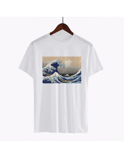 Bawełniany t-shirt z nadrukiem z krótkim rękawem z okrągłym dekoltem pod szyję Vincent Van Gogh