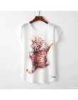 KaiTingu wiosna lato kobiety T Shirt nowość Harajuku Kawaii śliczny styl ptak drukuj koszulka nowa bluzka z krótkim rękawem rozm