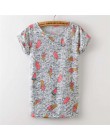 2019 kobiet lato hot kot drukuj casual drukuj O-neck moda koszula z krótkim rękawem T-shirt