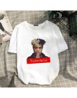 Xxxtentacion lato, żeński, moda duży rozmiar hip hop luźna koszulka duży rozmiar S-2XL z krótkim rękawem nowy cartoon drukuj kos