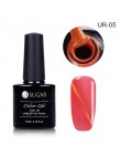 UR cukier 7.5 ml Cat Eye żel do paznokci polski 3D żel magnetyczny UV lakier kameleon holograficzny brokat żel Soak Off lakier ż