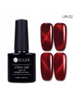 UR cukier 7.5 ml Cat Eye żel do paznokci polski 3D żel magnetyczny UV lakier kameleon holograficzny brokat żel Soak Off lakier ż