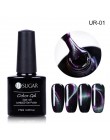 UR cukier 7.5 ml Cat Eye żel do paznokci polski 3D żel magnetyczny UV lakier kameleon holograficzny brokat żel Soak Off lakier ż