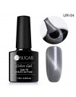 UR cukier 7.5 ml Cat Eye żel do paznokci polski 3D żel magnetyczny UV lakier kameleon holograficzny brokat żel Soak Off lakier ż