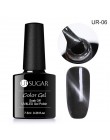 UR cukier 7.5 ml Cat Eye żel do paznokci polski 3D żel magnetyczny UV lakier kameleon holograficzny brokat żel Soak Off lakier ż