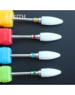 APRITH 1 pc frezarka paznokcie ceramiczne wiertła do elektrycznych maszyn do Manicure Pedicure Nail Art Salon polski narzędzia p