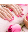 Putimi 100 sztuk pół-pokrywa tipsy naturalne/przezroczysty akryl żel UV sztuczne paznokcie porady Manicure pół fałszywe paznokci